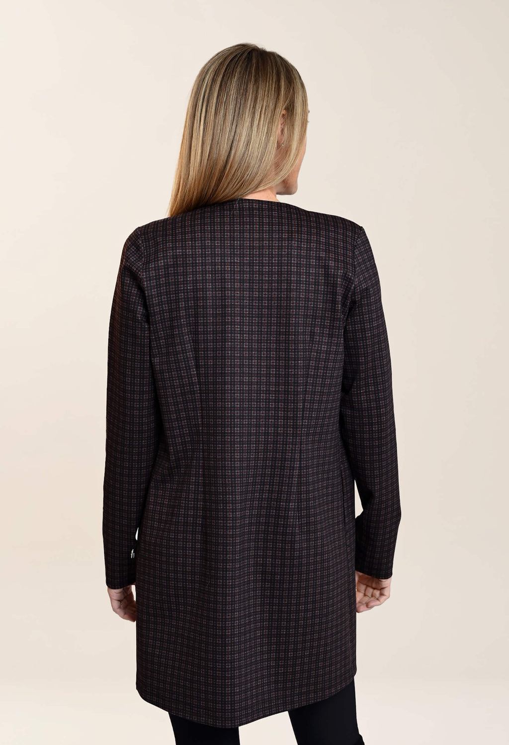 Juliana- Veste longue et élégante avec poches latérales