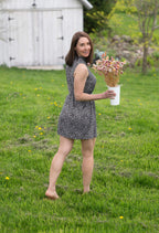 Laurie - Robe sans manches à pois