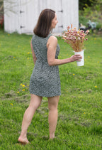 Laurie - Robe sans manches à pois