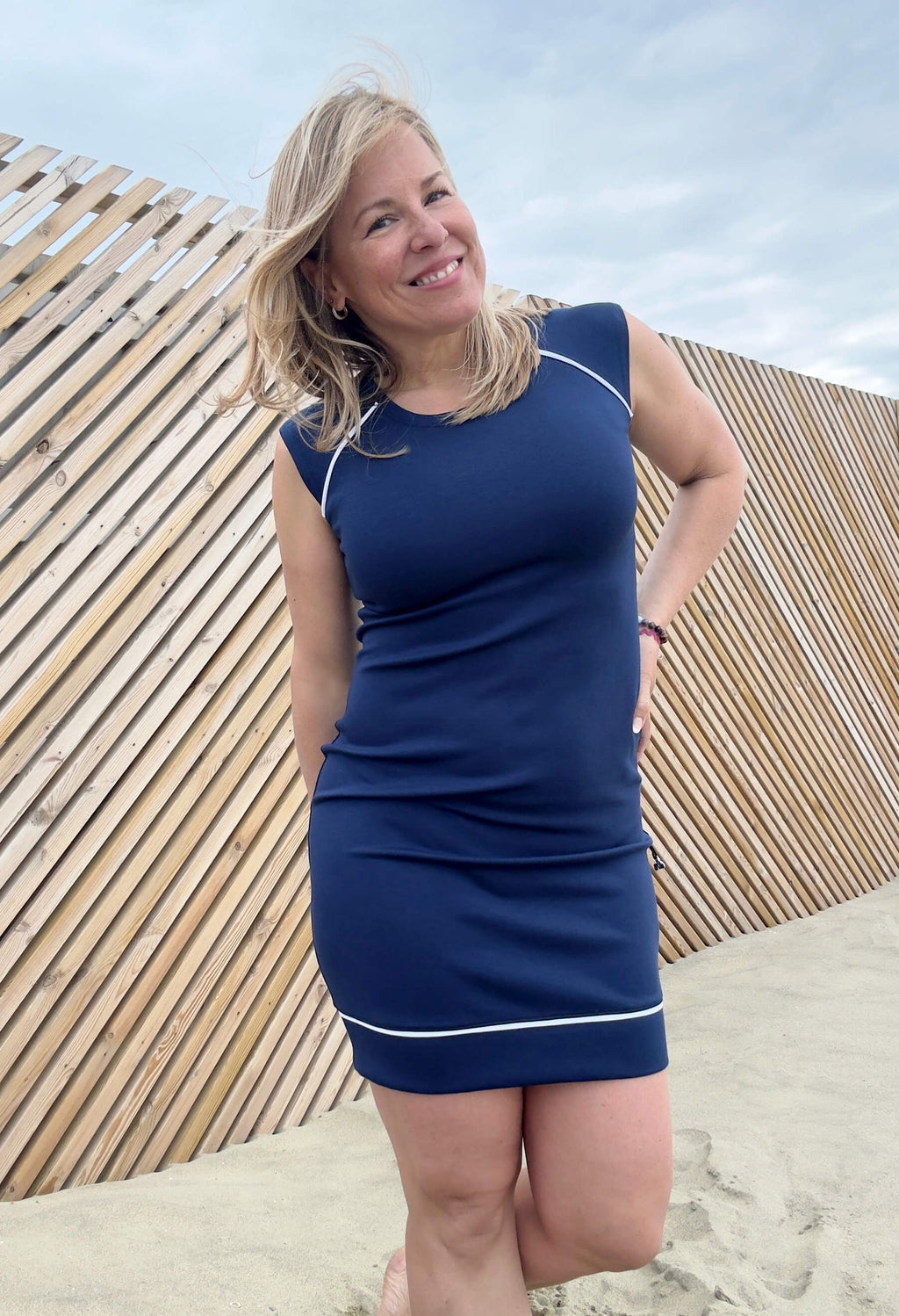 Lexia Nautique - Robe à manches très courtes