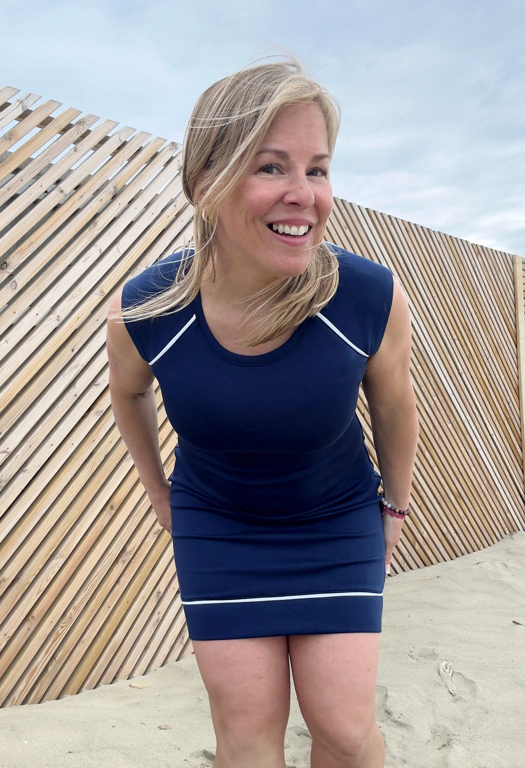 Lexia Nautique - Robe à manches très courtes