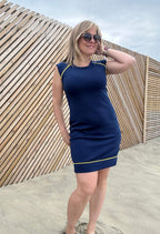 Lexia Nautique - Robe à manches très courtes