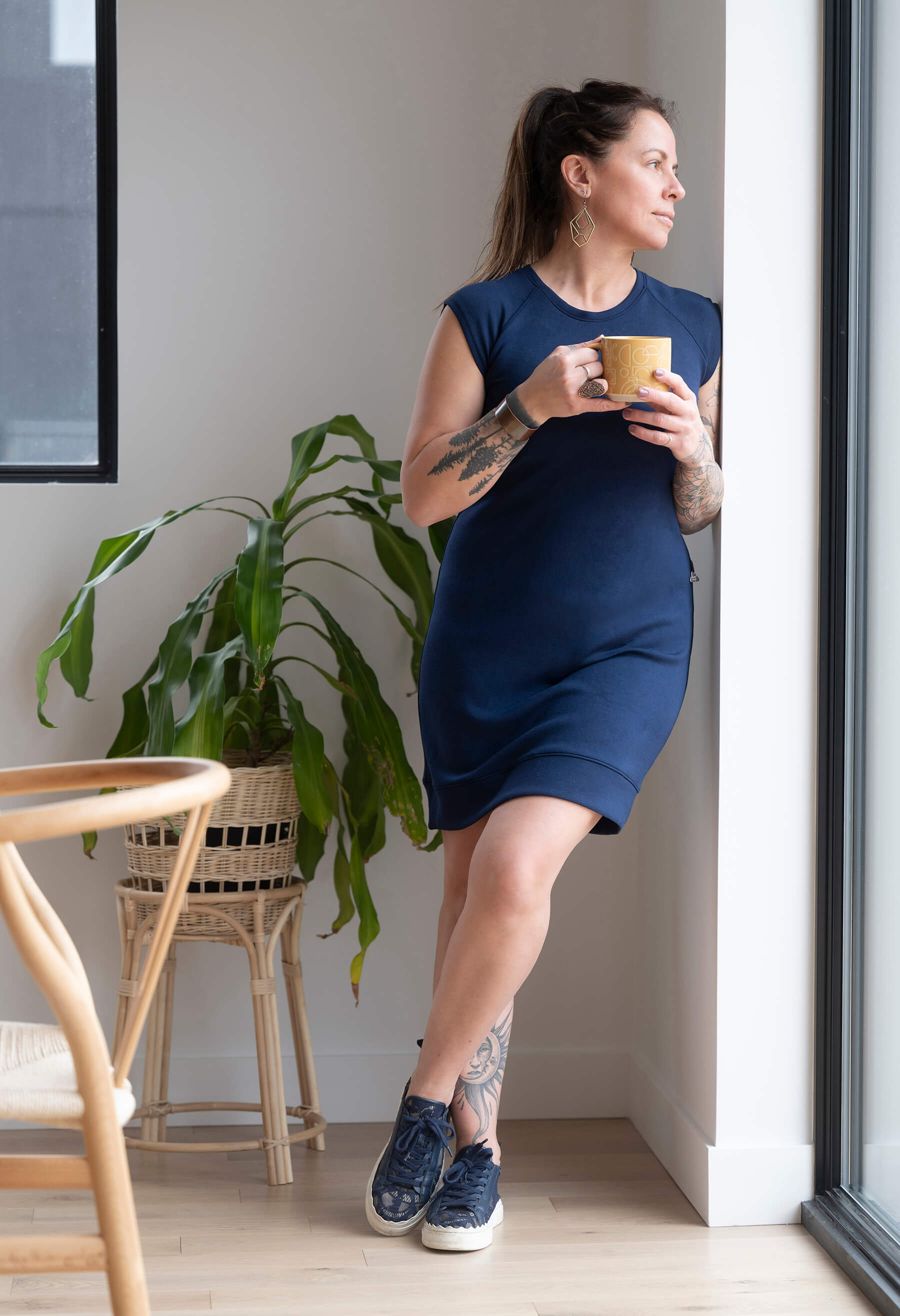 Lexia - Robe à manches très courtes