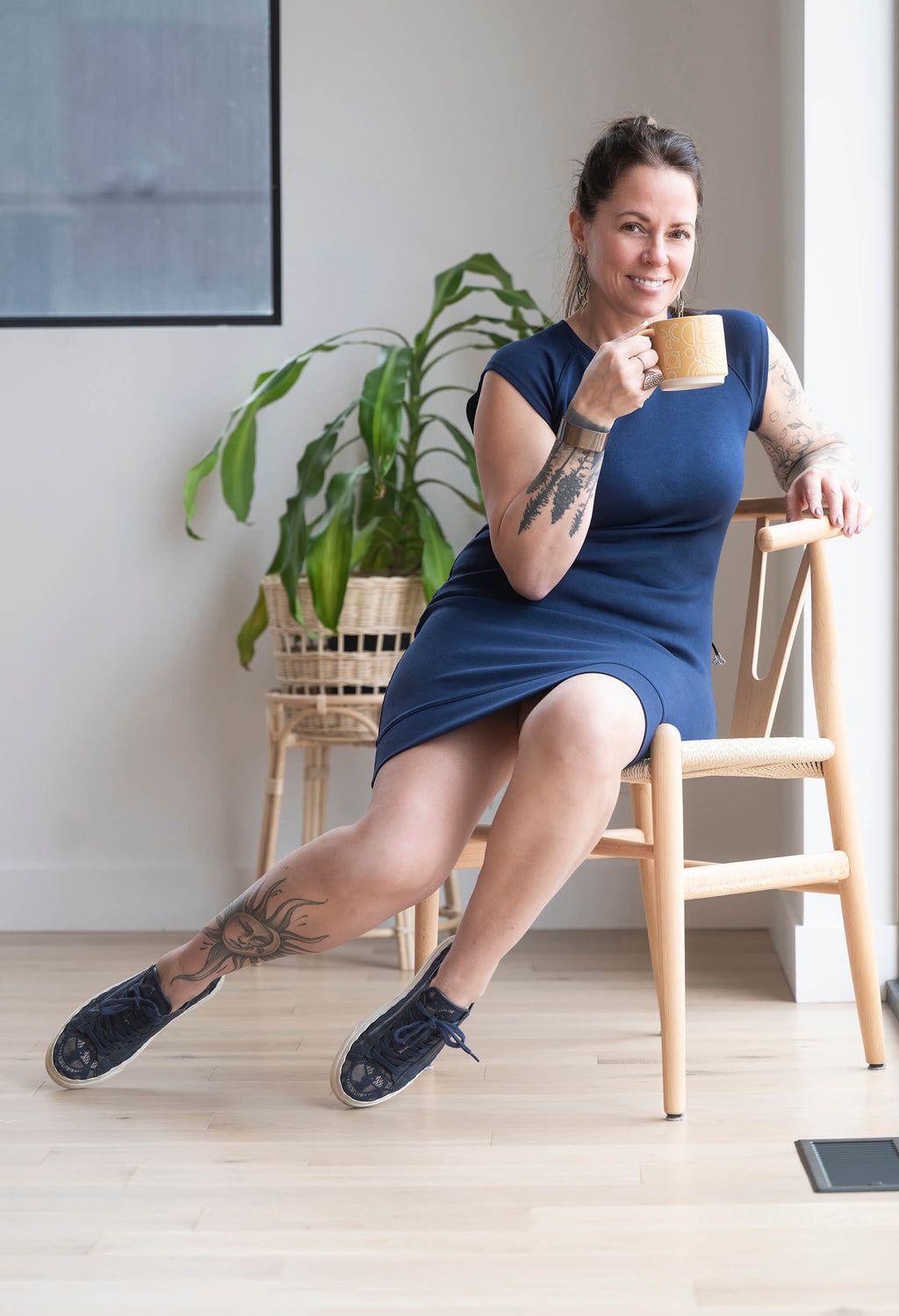 Lexia - Robe à manches très courtes