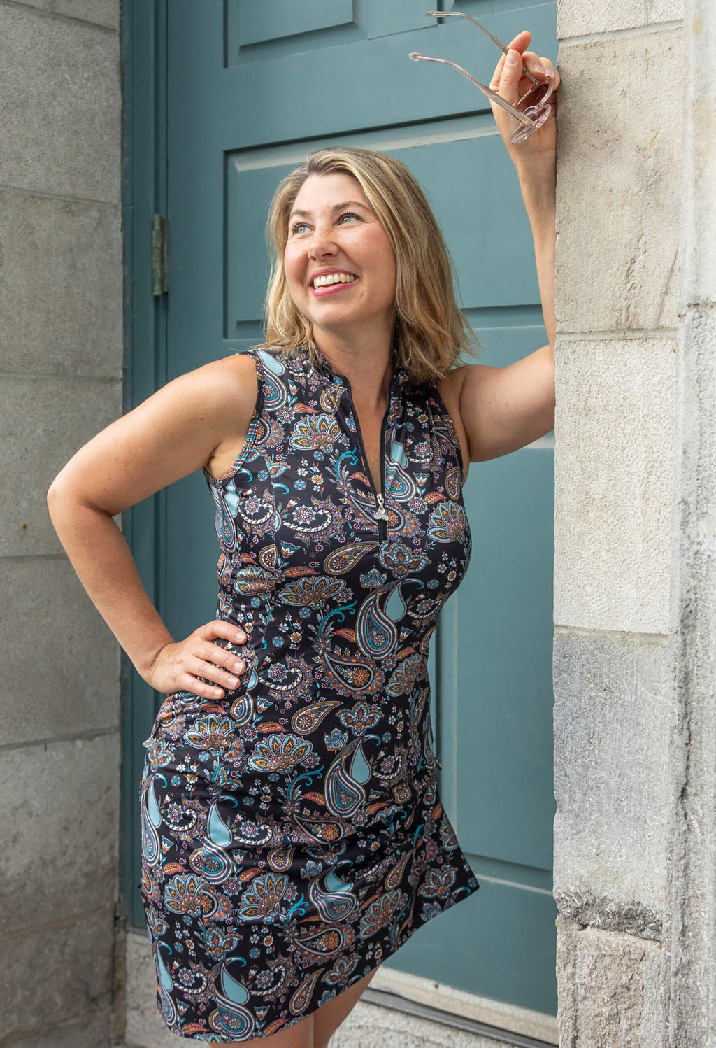 Louysa - Short sleeveless dress