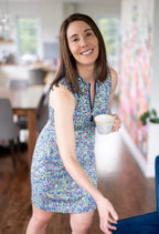 Louysa - Robe courte sans manche avec fermeture éclair