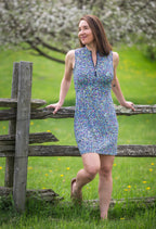 Louysa - Robe courte sans manche avec fermeture éclair