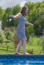 Louysa - Robe courte sans manche avec fermeture éclair