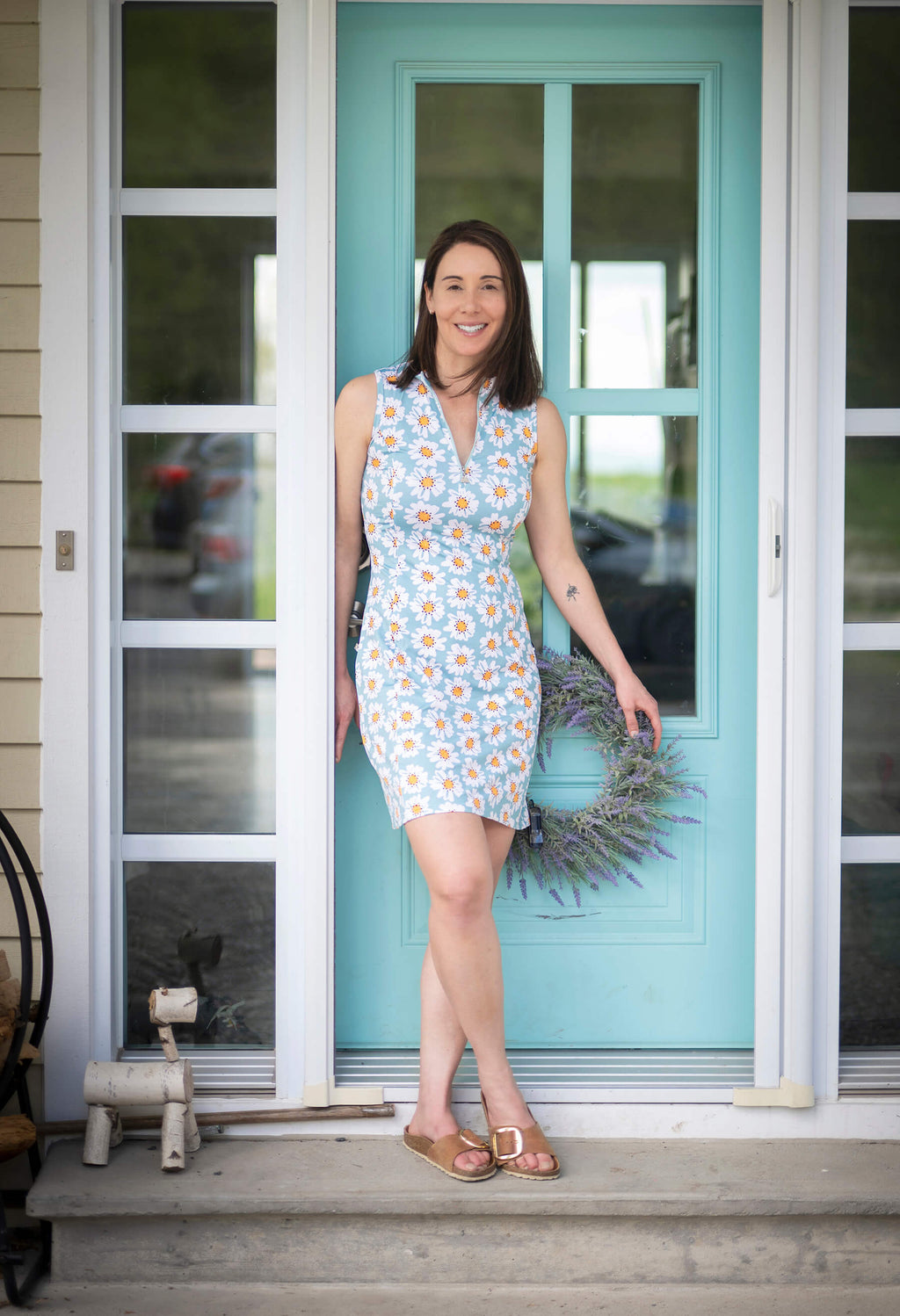 Louysa - Short sleeveless dress