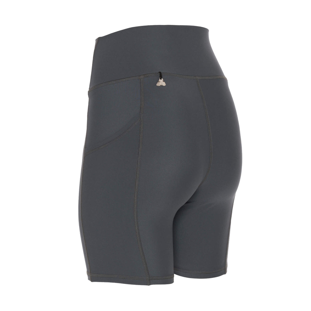 Nelly - Short long à taille haute avec poches - Longueur 6 pouces