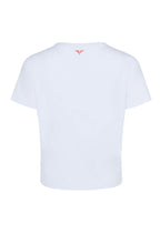 Noa - T-shirt imprimé et noué à l’avant marine