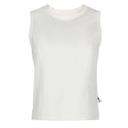 Reese - Structured Crew Neck Side Slit Camisole