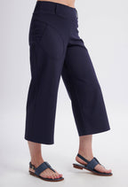 Romy - Pantalon capri en ponte de roma