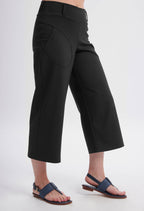 Romy - Pantalon capri en ponte de roma