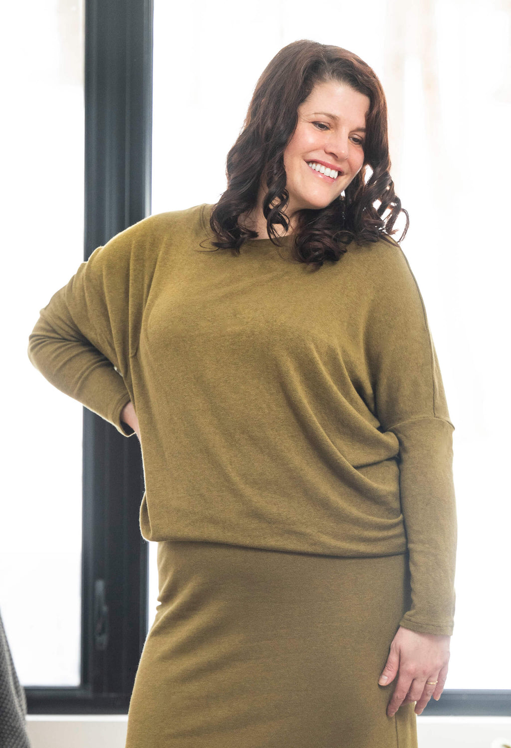 Rose-Marie - chandail fluide et ample à manches dolman