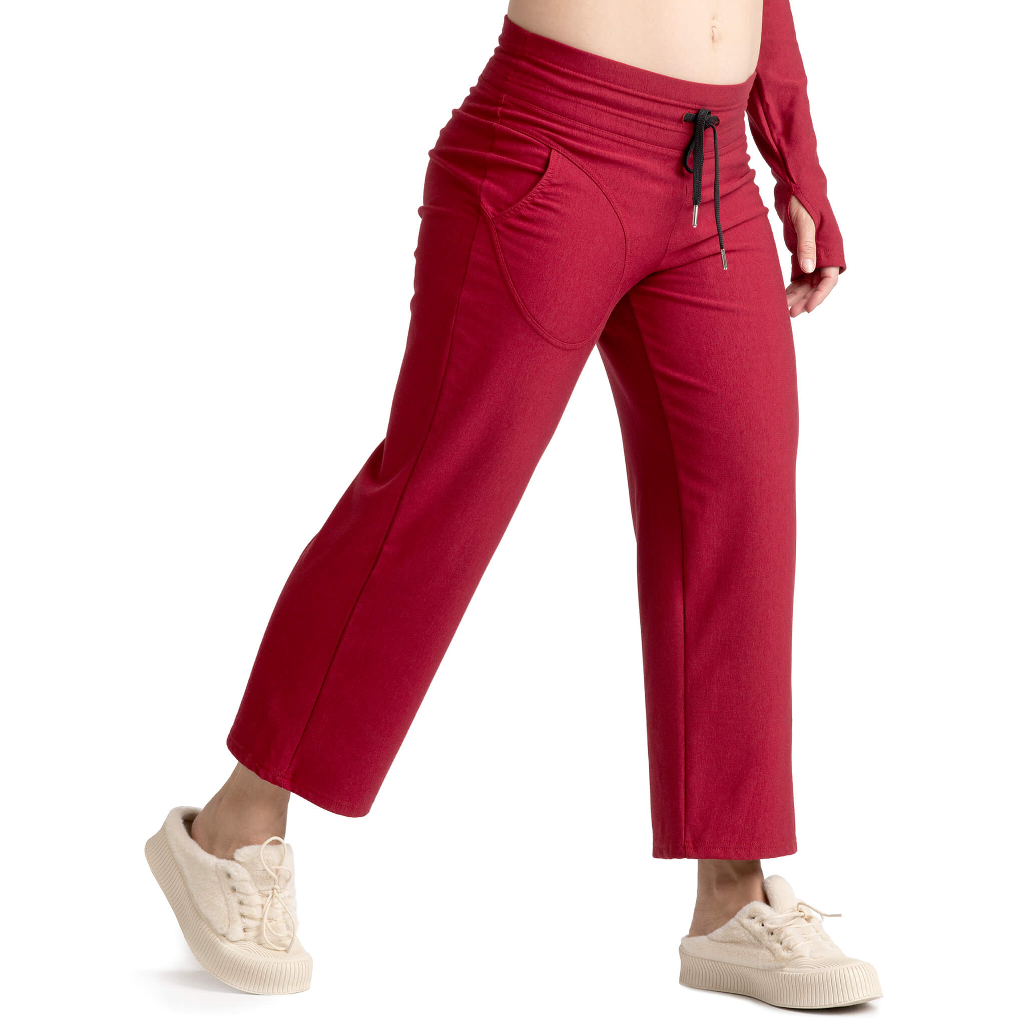 Pantalon Romane 7/8 - Rouge - par KSL