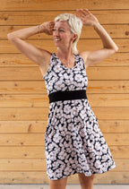 Susan - Sleeveless Printed Dress