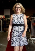 Susan - Sleeveless Printed Dress