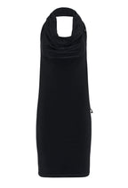Tina - Robe tube transformable légère et infroissable - Noir