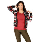 Veste bomber ample à manches longues imprimé Rosie - Billy
