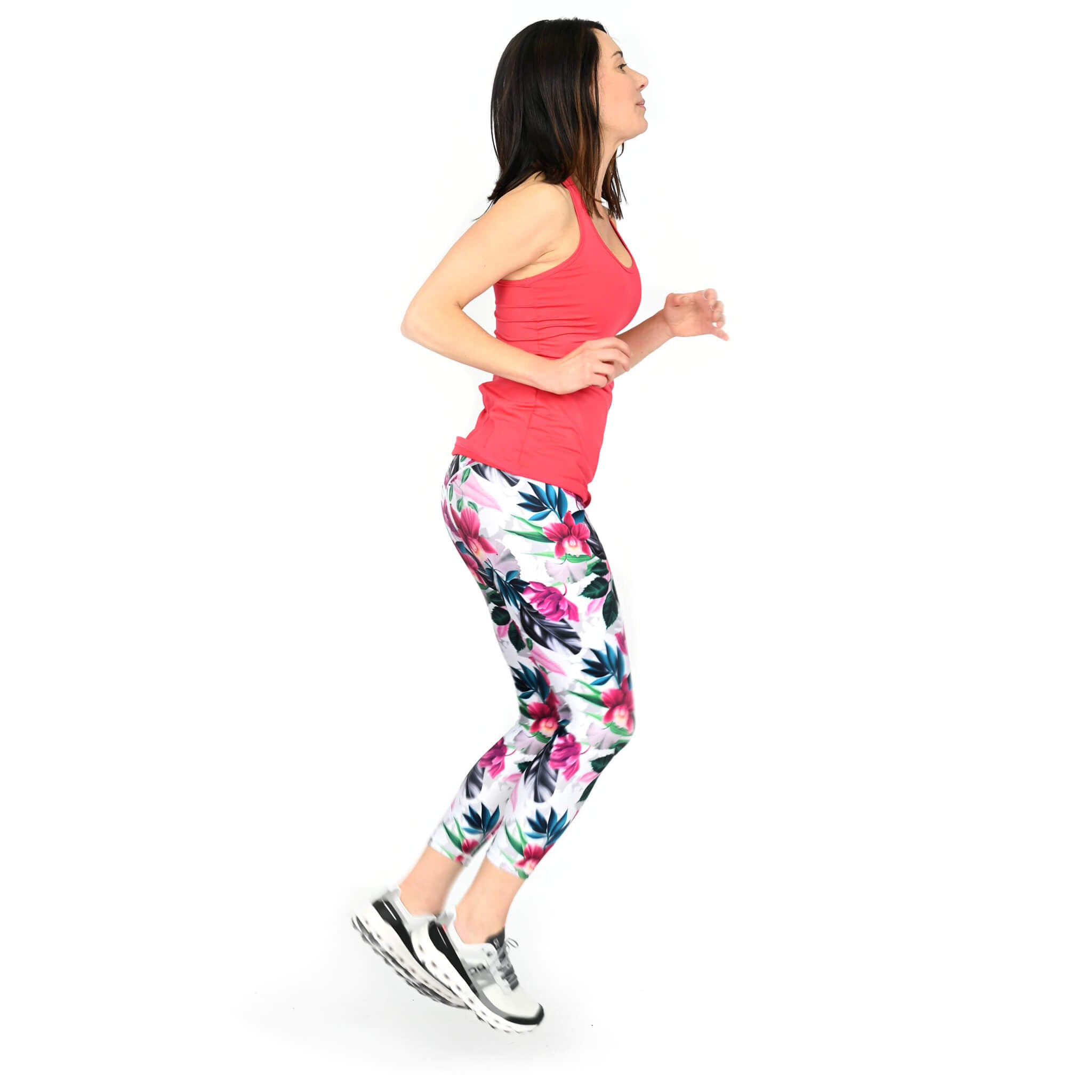 Angelina - Eco Orchid Capri Leggings