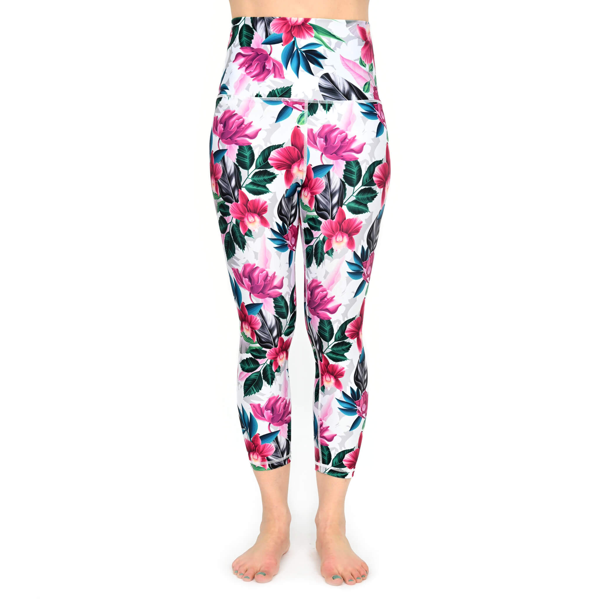 Angelina - Eco Orchid Capri Leggings