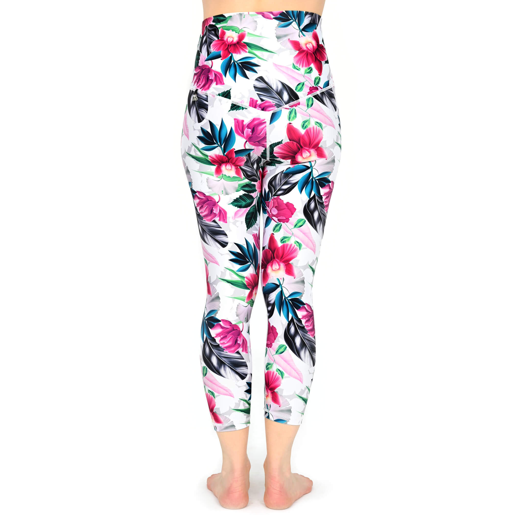 Angelina - Eco Orchid Capri Leggings