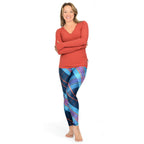 Legging à carreaux et taille haute - Angèle Édition Éco