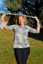 Christine - Foulard ceinture à motifs