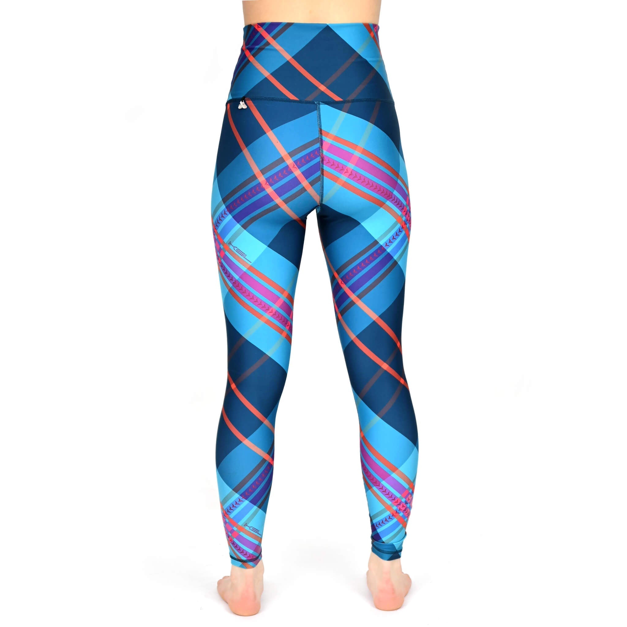 Legging à carreaux et taille haute - Angèle Édition Éco