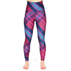 Legging à carreaux et taille haute - Angèle Édition Éco