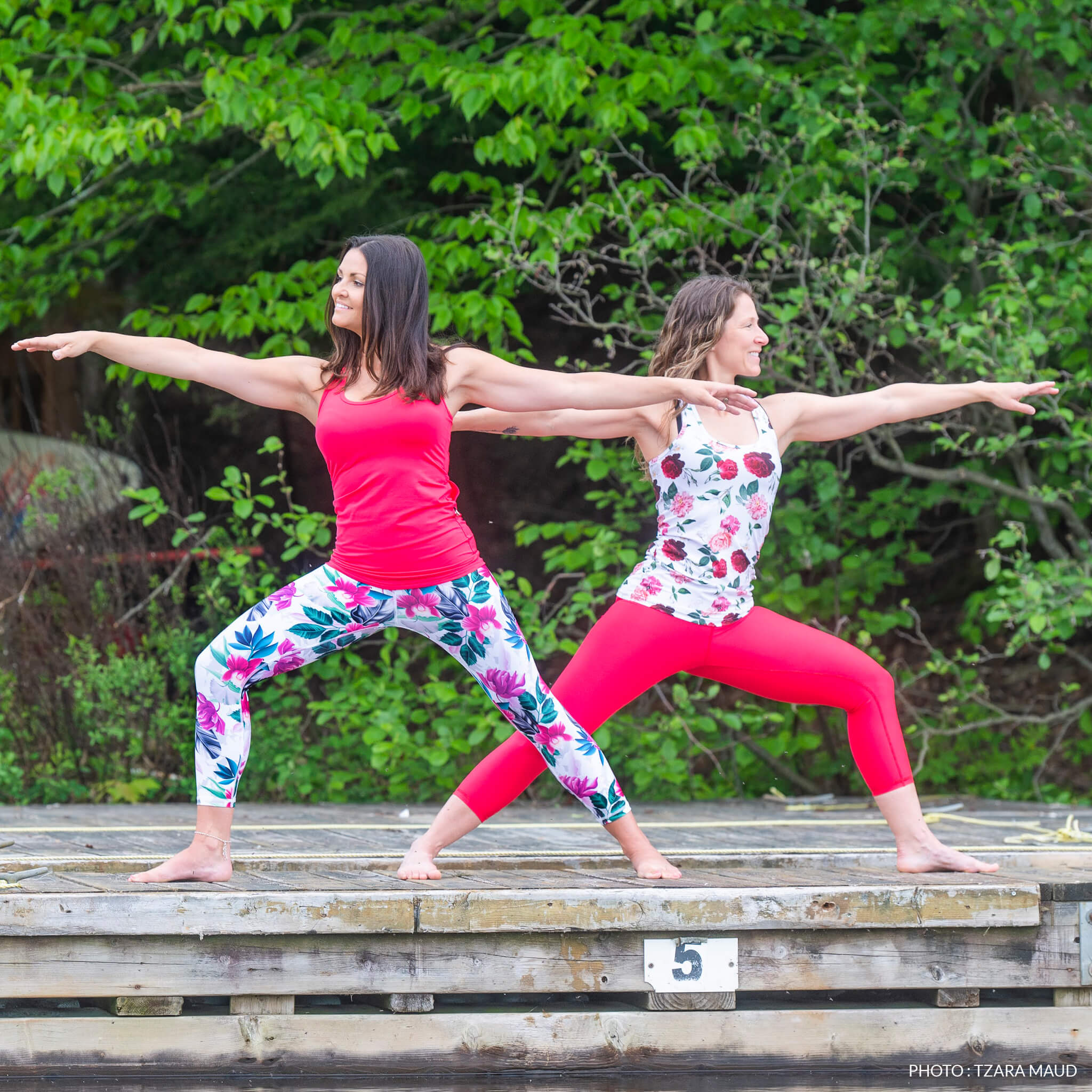 Angelina - Eco Orchid Capri Leggings