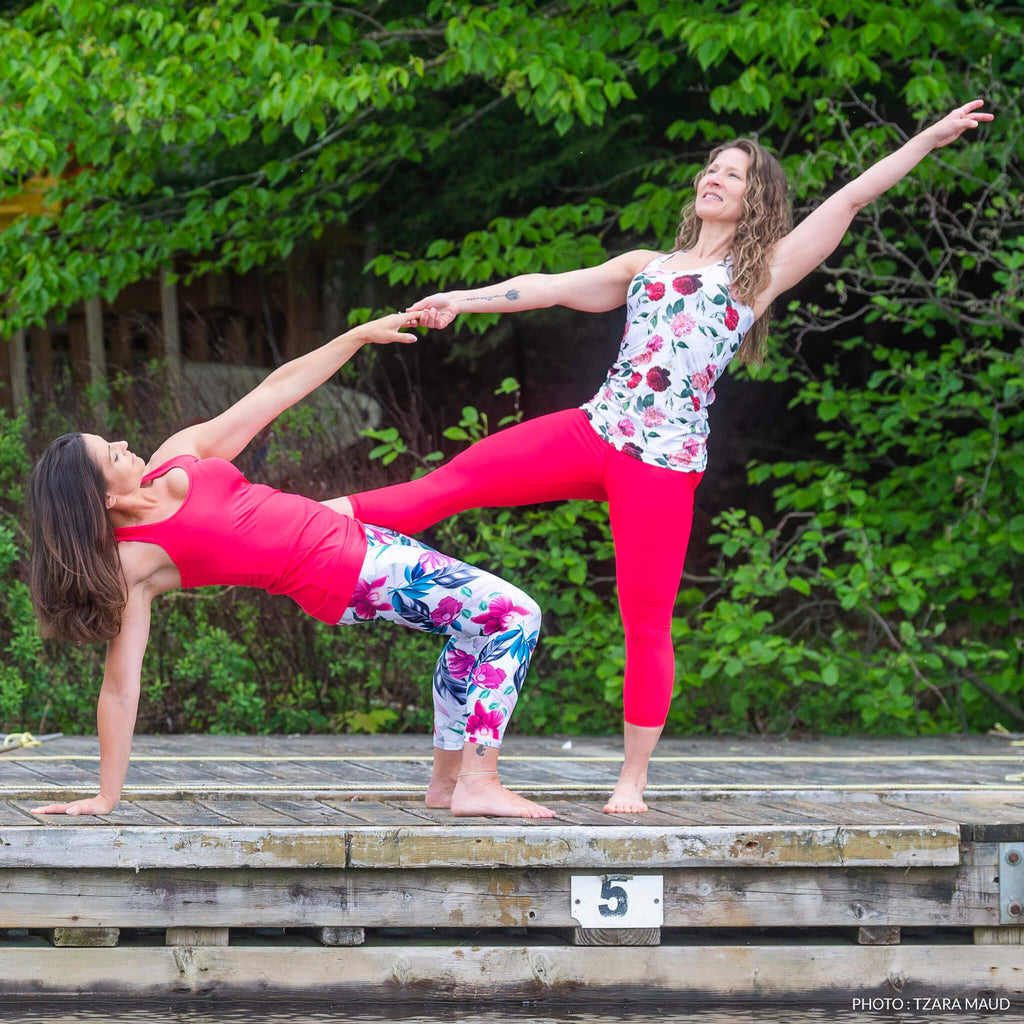 Angelina - Legging Capri Eco Orchidée