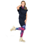 Legging à carreaux et taille haute - Angèle Édition Éco