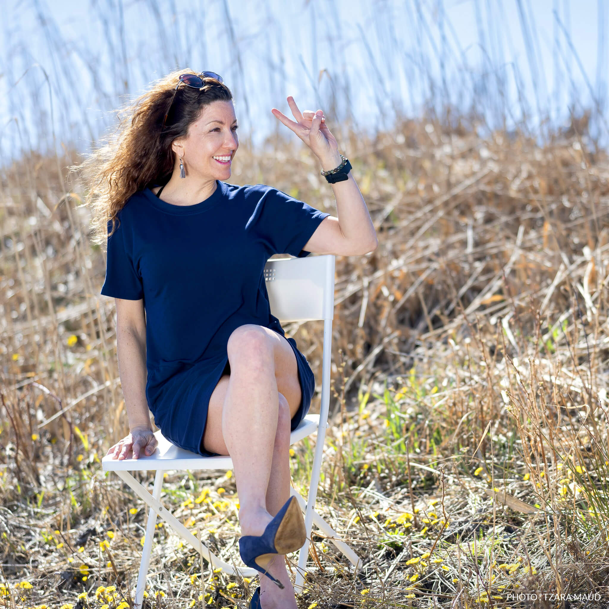 Robe T-shirt à encolure ronde - Maxime