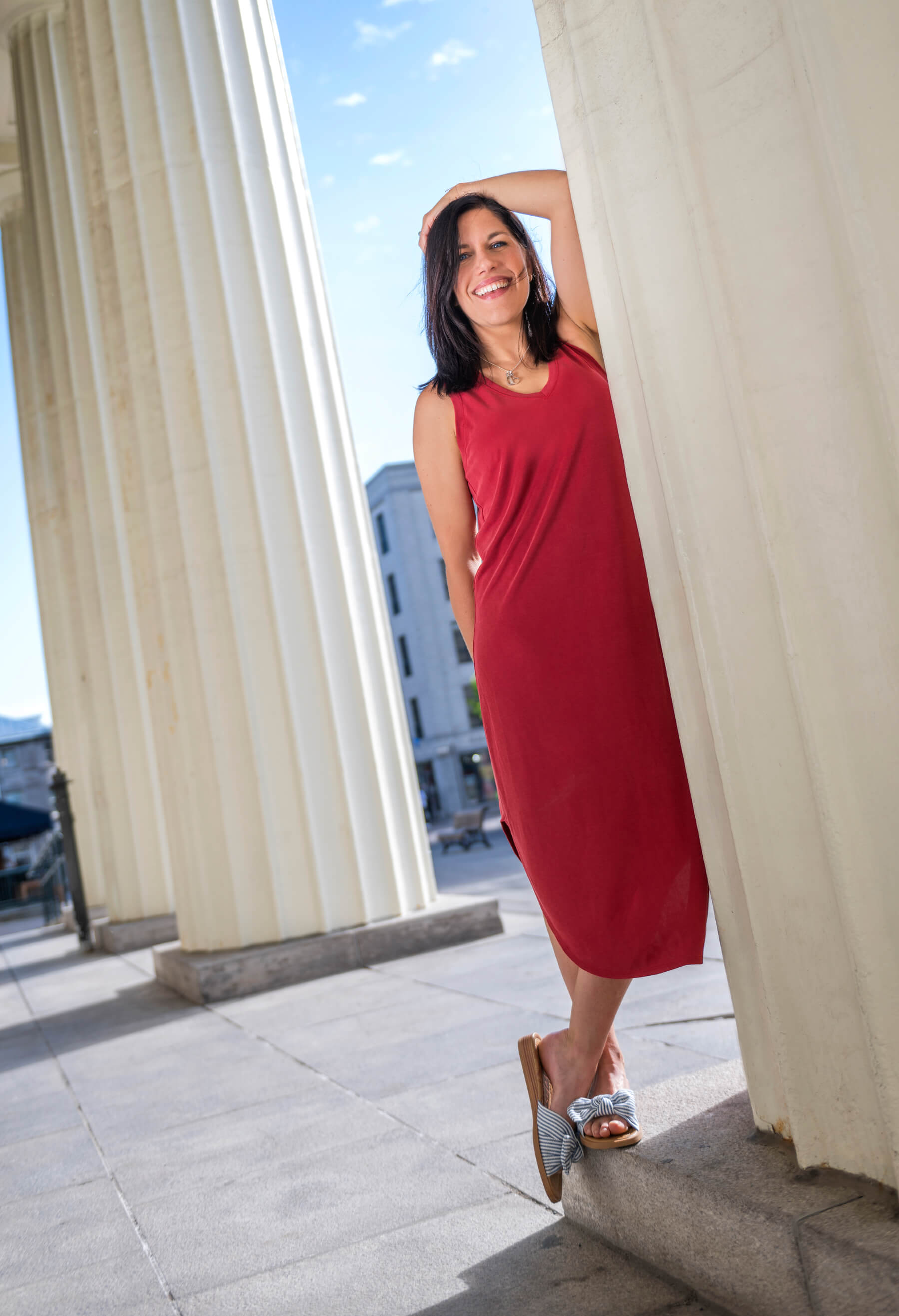 Piper - Robe longue sans manches