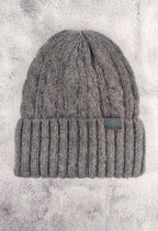 Alaska - Tuque côtelée douce avec revers