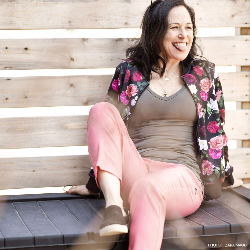 Veste bomber ample à manches longues imprimé Rosie - Billy