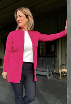 Juliana- Veste longue et élégante avec poches latérales