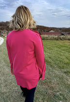 Juliana- Veste longue et élégante avec poches latérales