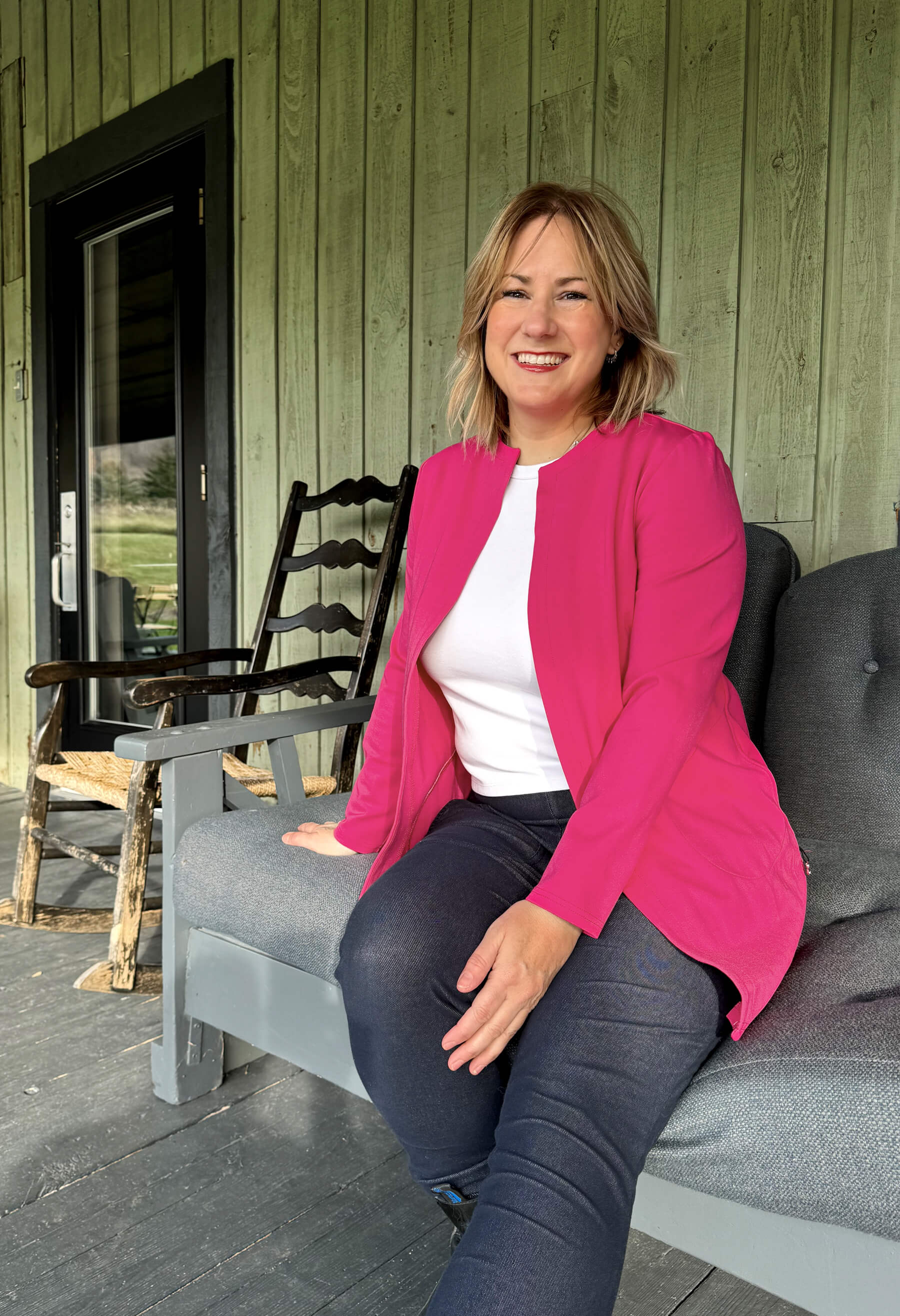 Juliana- Veste longue et élégante avec poches latérales