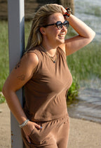 Milana - Lightweight round neck camisole