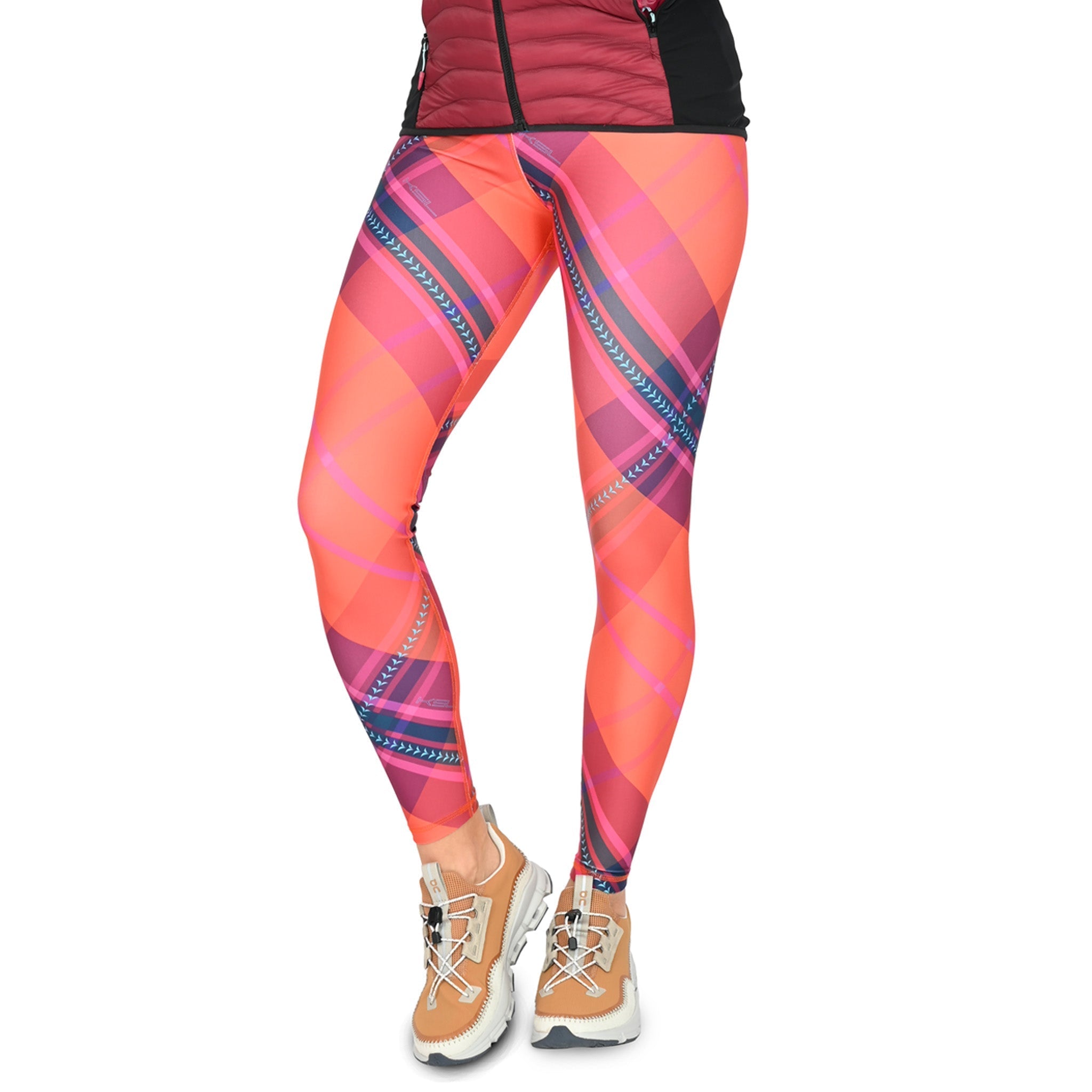 Legging à carreaux et taille haute - Angèle Édition Éco