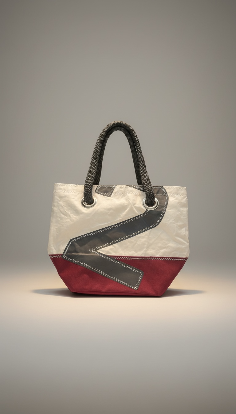 Sac fourrure-tout Sail Bag en Toile et Cuir