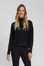 Léna - Ribbed high-neck sweater