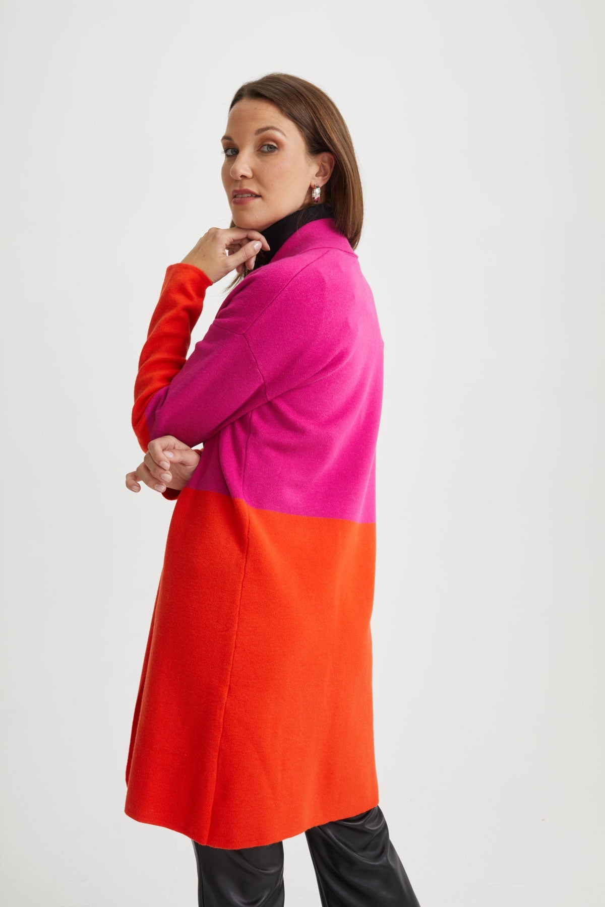 Cardigan deux couleurs