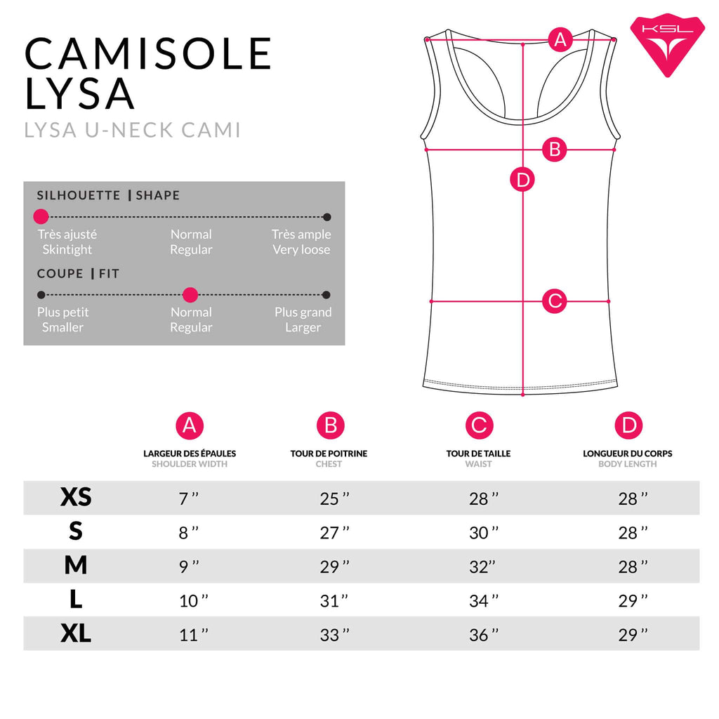KSL Camisole M / Vert Camisole Lysa