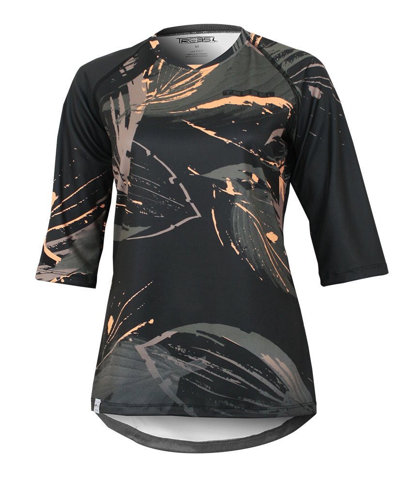 Maillot de Vélo ENDURO | Noir in TMA-150.8WC by TREES Mountain Apparel