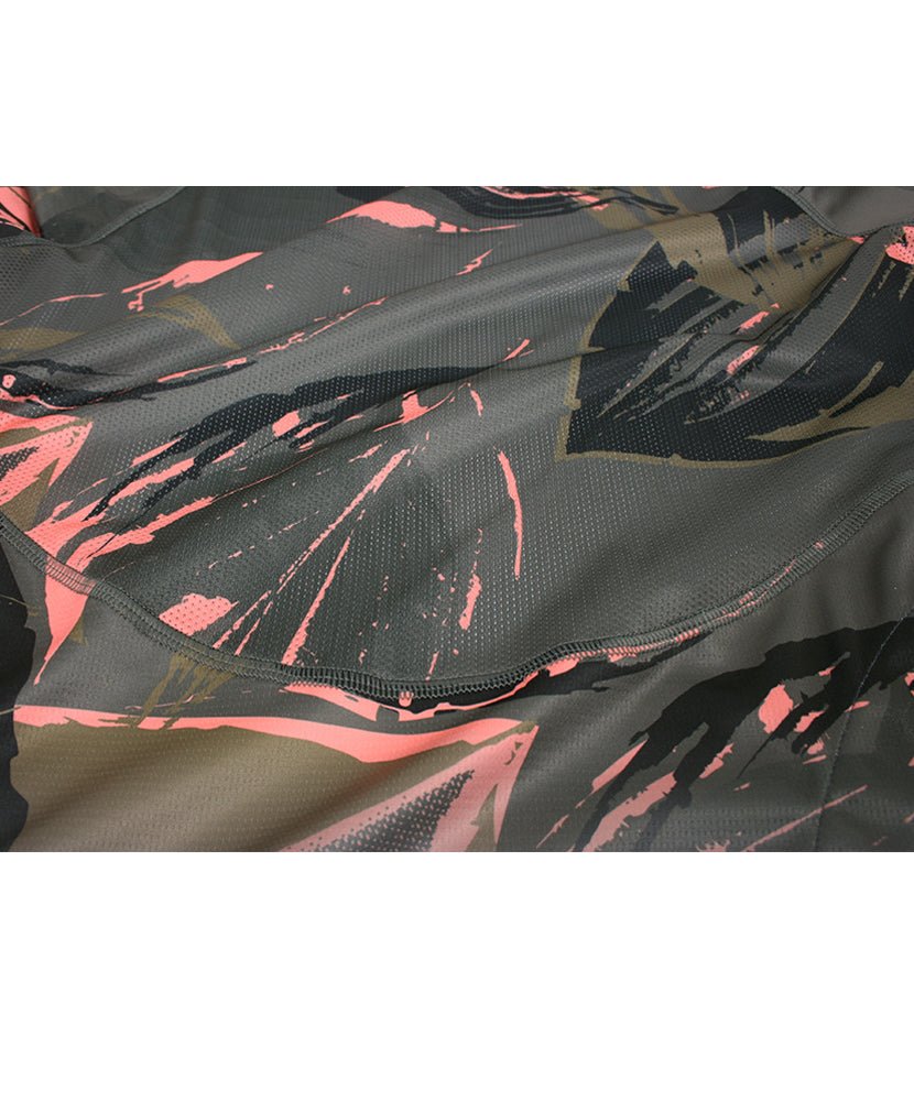 Maillot de Vélo ROOTS | Olive/Dark Forest in TMA-135.8WC by TREES Mountain Apparel