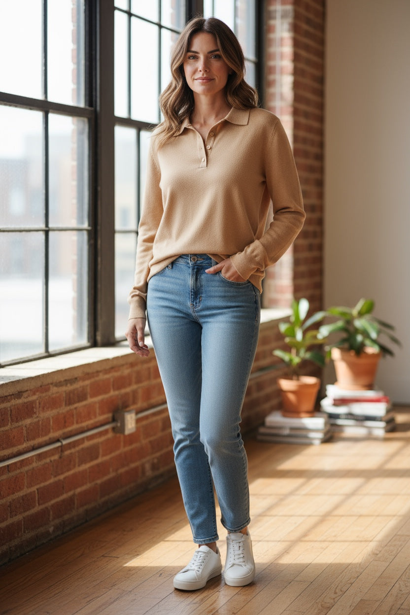 Henley polo - Moliva